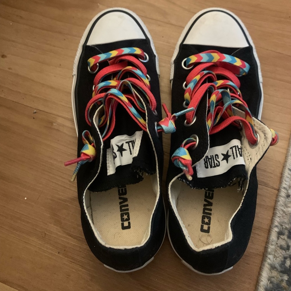 Black Converse All Stars (Size 6)